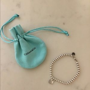 Tiffany & Co. Jewelry - Tiffany mom heart tag beaded bracelet Tiffany & Co. Jewelry - Tiffany mom heart tag beaded bracelet